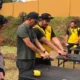 Bupati Sarolangun Hurmin Ikuti Lomba Menembak Fun Bersama Insan Pers dalam Rangka Hari Bhayangkara Ke-80