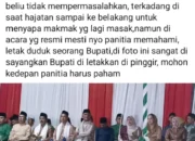 Posisi Duduk Bupati Hurmin dalam Acara Resmi Jadi Sorotan Warganet
