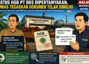 Status HGB PT BKS Dipertanyakan, Humas Tegaskan Perusahaan Miliki Dokumen Legal