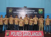 Kapolres Sarolangun Resmi Buka Turnamen Bulutangkis Kapolres Cup 2026 dalam Rangka HUT Bhayangkara ke-80