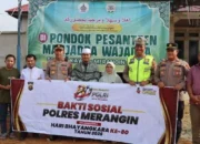 Bhakti Sosial Kapolres Merangin Kunjungi Ponpes Man Jadda Wa Jadda dalam Rangka Hari Bhayangkara Pihak Ponpes Perkuat Persatuan dan Kamtibmas