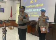 Kapolres Sarolangun Pimpin Sertijab dan Pelantikan Kapolsek Mandiangin