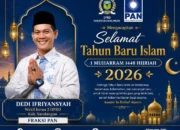 Wakil Ketua II DPRD Sarolangun Dedi Ifriyansyah Sampaikan Ucapan Selamat Tahun Baru Islam 1448 Hijriah