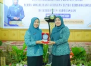 Ketua TP PKK Provinsi Jambi Bersama TP PKK Kabupaten Sarolangun Sosialisasikan Gerakan Jambi Bersholawat