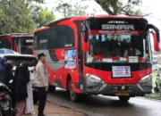279 Jemaah Haji Tiba di Merangin, Polres Kerahkan Personel Pengamanan Meski Diguyur Hujan