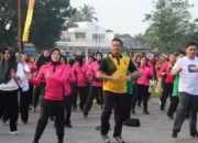 Semarak Hari Bhayangkara ke-80, Ribuan Warga Padati Olahraga Bersama Polres Sarolangun, Bukti Solidnya Sinergitas Polri dan Masyarakat