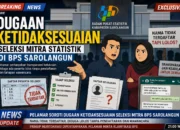 Dugaan Ketidaksesuaian Seleksi Mitra BPS Sarolangun, Pelamar Pertanyakan Transparansi Kelulusan