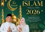 Bupati Sarolangun H. Hurmin dan Ketua TP-PKK Hj. Risha Fitria Sampaikan Ucapan Selamat Tahun Baru Islam 1448 Hijriah