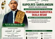 Ketua MUI Merangin Apresiasi Polres Sarolangun Gagalkan Peredaran Narkotika Senilai Rp18 Miliar