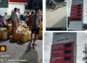 Diduga Layani Pengisian BBM Bersubsidi Menggunakan Jerigen Tanpa Barcode, SPBU 14.264.581 Banda Gadang Jadi Sorotan