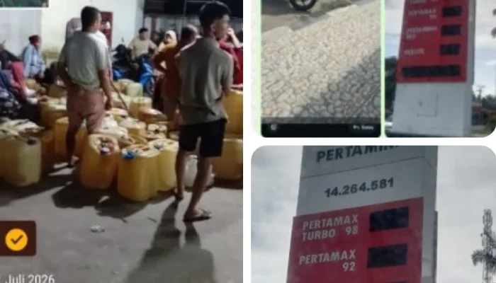 Diduga Layani Pengisian BBM Bersubsidi Menggunakan Jerigen Tanpa Barcode, SPBU 14.264.581 Banda Gadang Jadi Sorotan