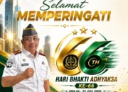 Lapas Kelas IIB Sarolangun Sampaikan Ucapan Selamat Hari Bhakti Adhyaksa ke-66