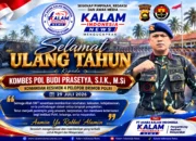 Pimpinan PT Asaba Kalam Indonesia Sampaikan Ucapan Selamat Ulang Tahun kepada Kombes Pol Budi Prasetya