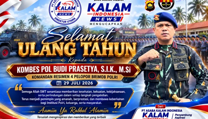Pimpinan PT Asaba Kalam Indonesia Sampaikan Ucapan Selamat Ulang Tahun kepada Kombes Pol Budi Prasetya