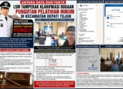 VIRAL! Antara Data dan Fakta: LSM TAMPERAK Beberkan Hasil Klarifikasi Dugaan Pungutan Pelatihan Hukum di Kecamatan Depati Tujuh