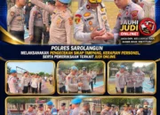 Polres Sarolangun Perketat Disiplin Personel, Cek Sikap Tampan dan Periksa Dugaan Judi Online
