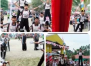 Santri Ponpes At-Tafaqquh Fiddin Meriahkan Pawai HUT RI ke-81 di Batang Masumai
