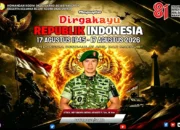 Dandim 0420/Sarko Letkol Inf Yakhya Wisnu Arianto Sampaikan Ucapan HUT RI ke-81
