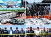 2,6 Ton Metamfetamin Cair Disita di Perairan Karimun, 10 WNA Diamankan
