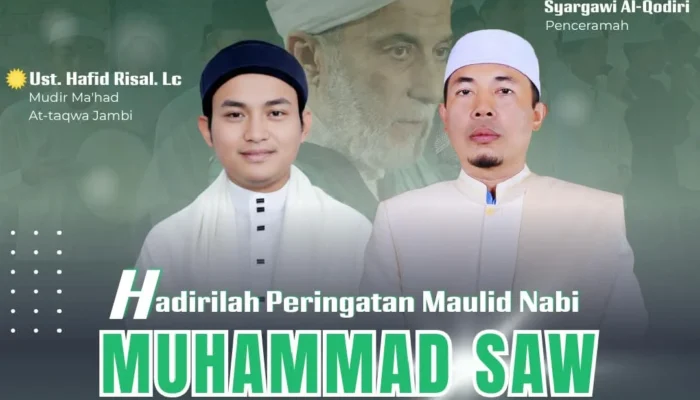 ‎Maulid Nabi Muhammad SAW di Pondok Pesantren At-Taqwa Jambi, Ajak Masyarakat Perkuat Cinta kepada Rasulullah ﷺ  ‎