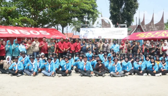 Warga Persiapkan Diri Hadapi Bencana, Pemkab Agam Kukuhkan KSB Tanjung Raya