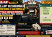 ‎Pejabat Tak Menjawab Konfirmasi Wartawan? SPPD 9 Outsourcing Merangin Jadi Sorotan, Ini Aturan Dewan Pers