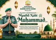 Dandim 0415/Jambi Ajak Masyarakat Teladani Akhlak Rasulullah SAW pada Peringatan Maulid Nabi 1448 Hijriah