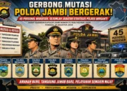 ‎Gerbong Mutasi Polda Jambi Bergerak, 45 Personel Bergeser: Sejumlah Jabatan Strategis Polres Berganti