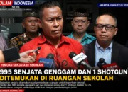 Ratusan Senjata Ditemukan di Ruangan Sekolah, Ada Air Gun hingga Shotgun Kaliber 12-70