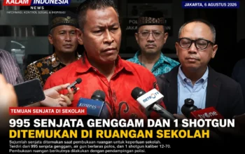 Ratusan Senjata Ditemukan di Ruangan Sekolah, Ada Air Gun hingga Shotgun Kaliber 12-70