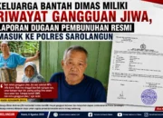 Keluarga Bantah Dimas Miliki Riwayat Gangguan Jiwa, Laporan Dugaan Pembunuhan Resmi Masuk ke Polres Sarolangun