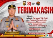 ‎Kapolres Sarolangun Sampaikan Apresiasi atas Sinergi Seluruh Pihak dalam Rangkaian HUT RI ke-81