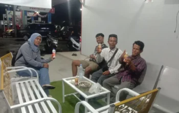 Awak Media Kalam Indonesia News Jalin Silaturahmi dengan Pengelola SPBU IV Nagari Bawan