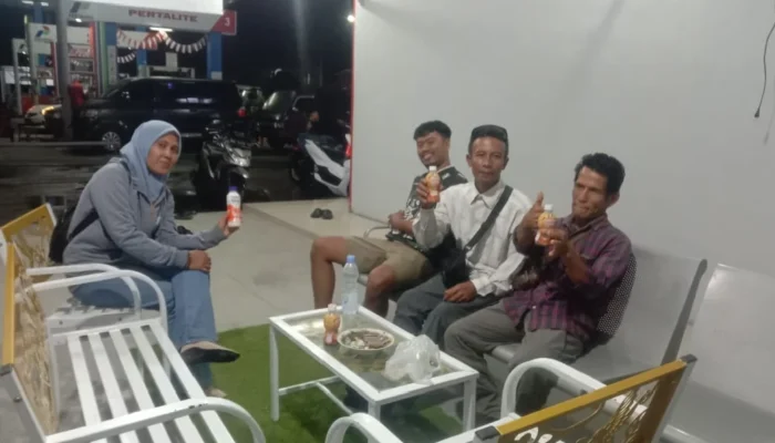 Awak Media Kalam Indonesia News Jalin Silaturahmi dengan Pengelola SPBU IV Nagari Bawan