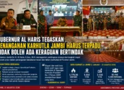 Gubernur Al Haris Tegaskan Karhutla Jambi Harus Terpadu
