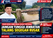 Tokoh Muda Jambi Desak Aparat Bertindak, Jangan Tunggu Jembatan Talang Segegah Roboh