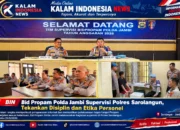 Bid Propam Polda Jambi Supervisi Polres Sarolangun, Tekankan Disiplin dan Etika Personel