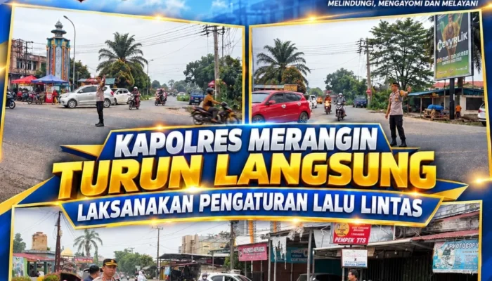 ‎Kapolres Turun Langsung Atur Lalu Lintas, Pastikan Aktivitas Masyarakat Berjalan Lancar
