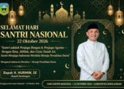 ‎Bupati Sarolangun H. Hurmin, SE: Santri Penjaga Bangsa dan Penjaga Agama, Kawal Indonesia Menuju Peradaban Dunia