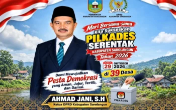 Ketua DPRD Sarolangun Ajak Masyarakat Sukseskan Pilkades Serentak 2026, Jaga Demokrasi Tetap Aman dan Damai