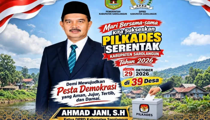 Ketua DPRD Sarolangun Ajak Masyarakat Sukseskan Pilkades Serentak 2026, Jaga Demokrasi Tetap Aman dan Damai