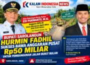 Bupati Hurmin: Dukungan Edi Purwanto Turut Bantu Wujudkan Anggaran Rp50 Miliar untuk Jalan Bukit Bulan