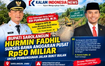 Bupati Hurmin: Dukungan Edi Purwanto Turut Bantu Wujudkan Anggaran Rp50 Miliar untuk Jalan Bukit Bulan