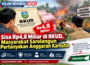 ‎Sisa Rp4,8 Miliar di RKUD, Masyarakat Sarolangun Pertanyakan Anggaran Karhutla